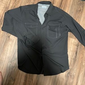 Mens Charcoal Grey Columbia Shirt